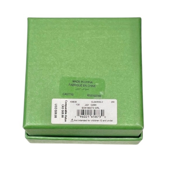 Kate Spade Silver Bow Earrings - Picture 5 of 6